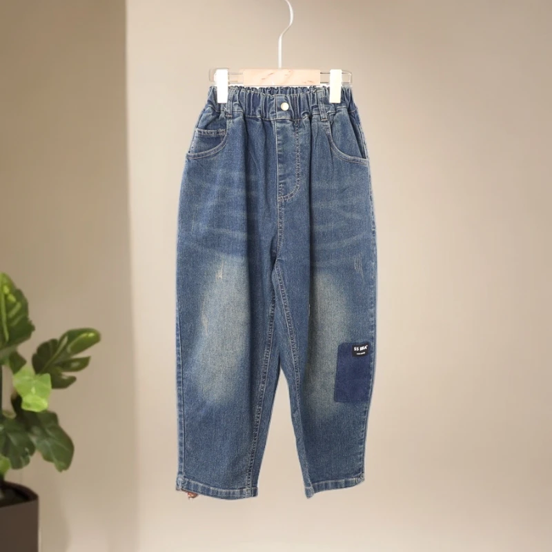 B6-131佰春秋儿童时尚百搭牛仔裤（6101）