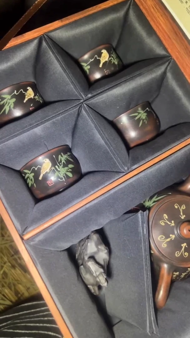 紫砂套装高端创意福利摆件