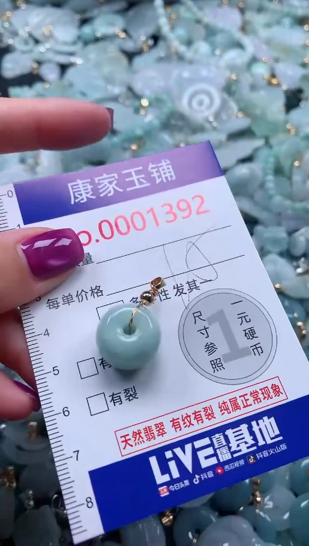 颈饰未镶嵌翡翠1392