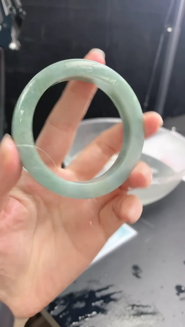 【闪购商品】定制翡翠手镯未镶嵌7 56-58正