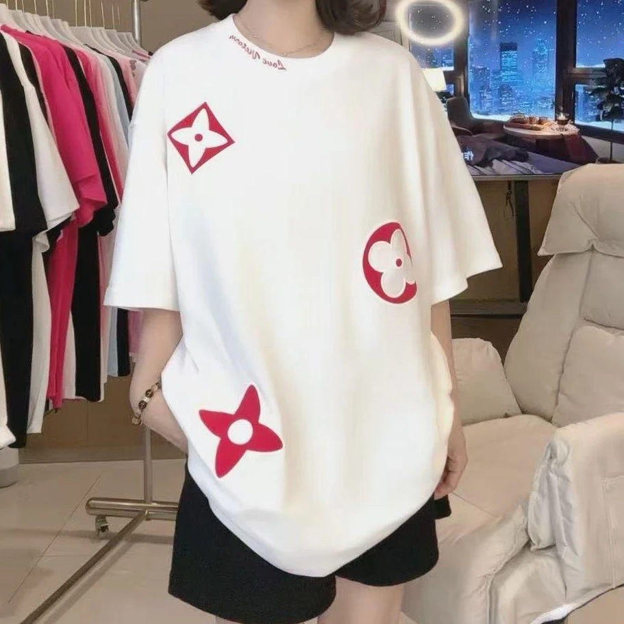 JB-夏季新款时尚短袖修身男女同款高品质短袖T恤2570