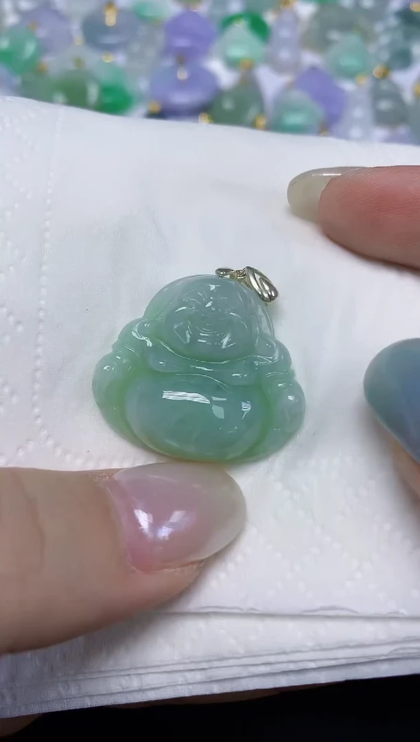 翡翠未镶嵌颈饰天然缅甸翡翠A货