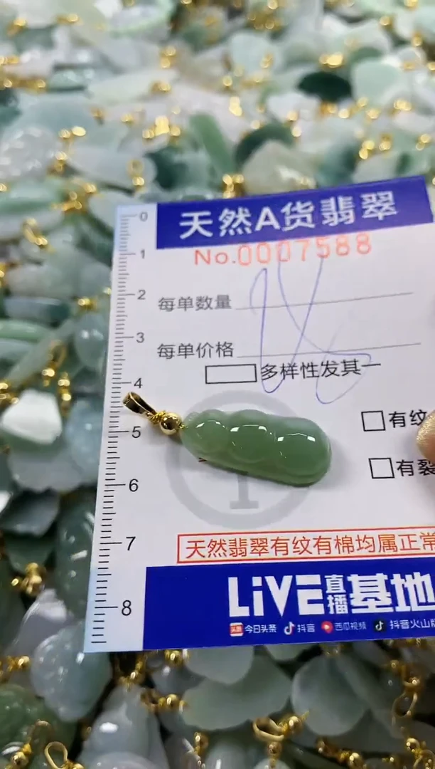 颈饰未镶嵌翡翠天然A货翡翠