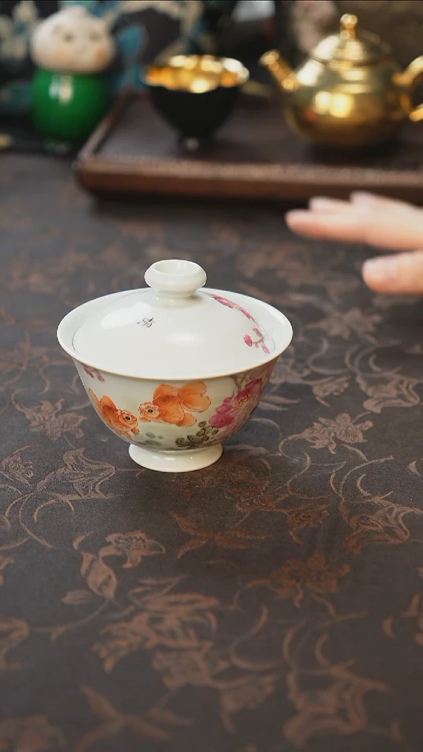 杯景德镇陶瓷杯碗柴烧多人