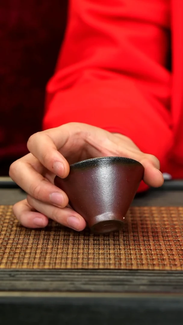 【闪购商品】紫砂茶壶GFY19松木柴烧 斗笠杯