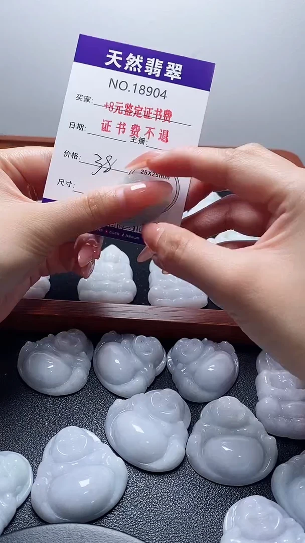翡翠未镶嵌颈饰904