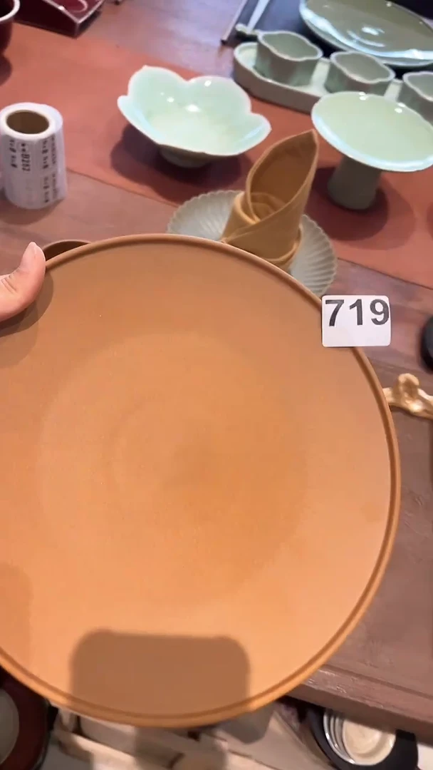 【闪购商品】碗719黄色平盘