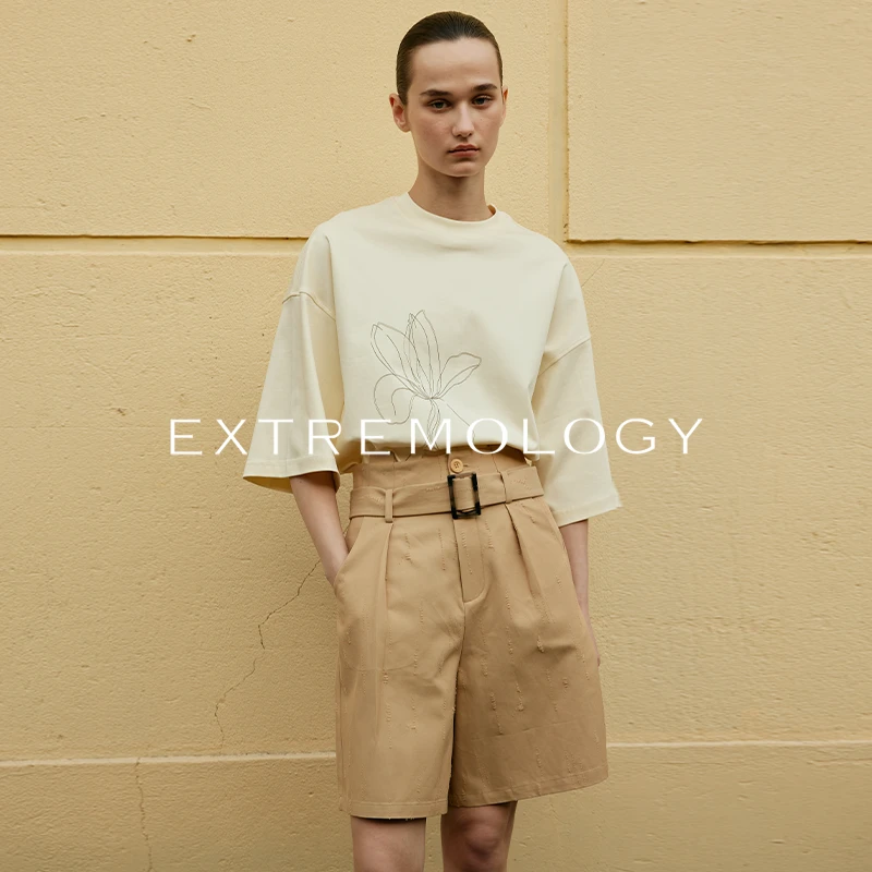 Extremology flapper girl* 设计师款老钱风高腰短裤