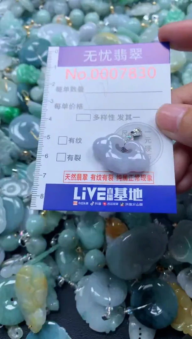 颈饰未镶嵌翡翠7830