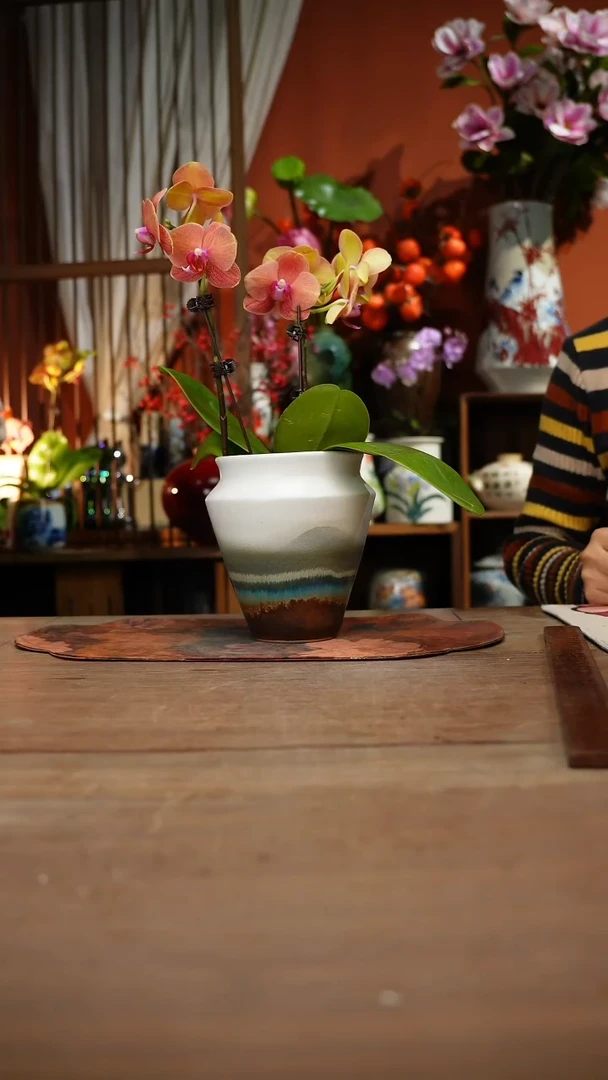 瓷片高温釉下彩手绘陶瓷餐具