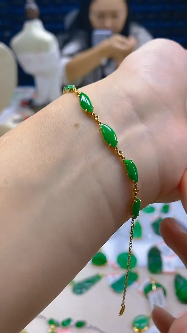 翡翠18K金镶嵌颈饰新号开播  全场乱卖