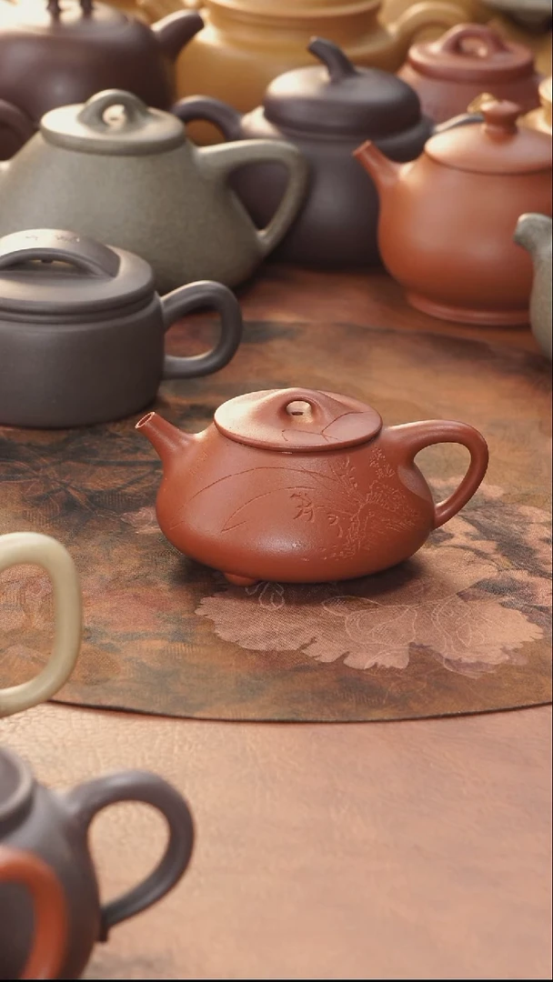 茶壶紫砂奱*石瓢