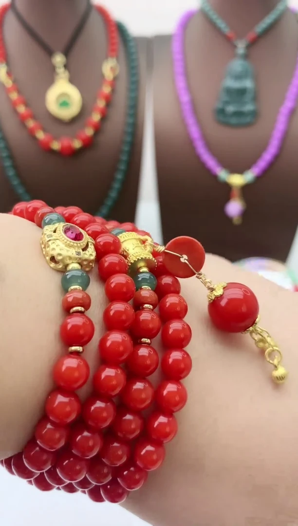 【闪购商品】翡翠手链14K金镶嵌S100手链