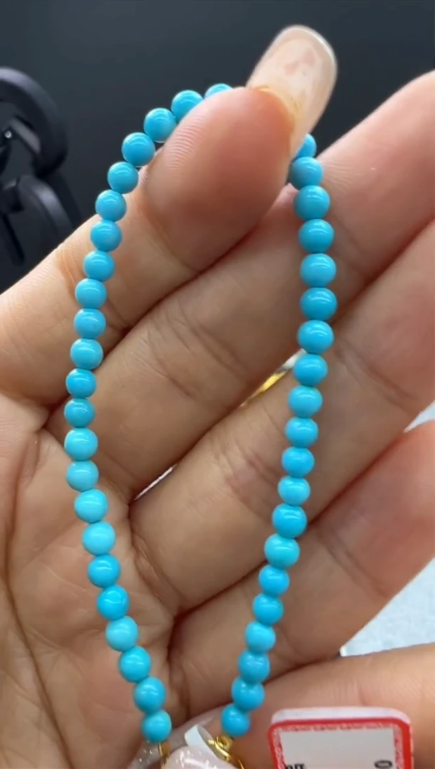 【闪购商品】绿松石手链未镶嵌85秒拍号