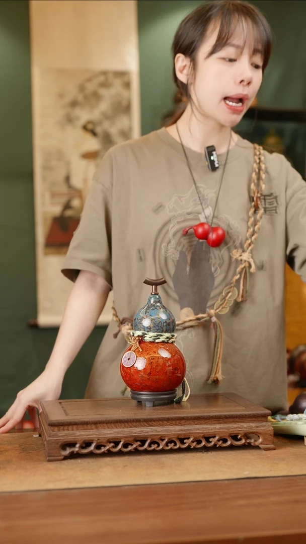 251号精品天然大漆酒葫芦一物一拍~