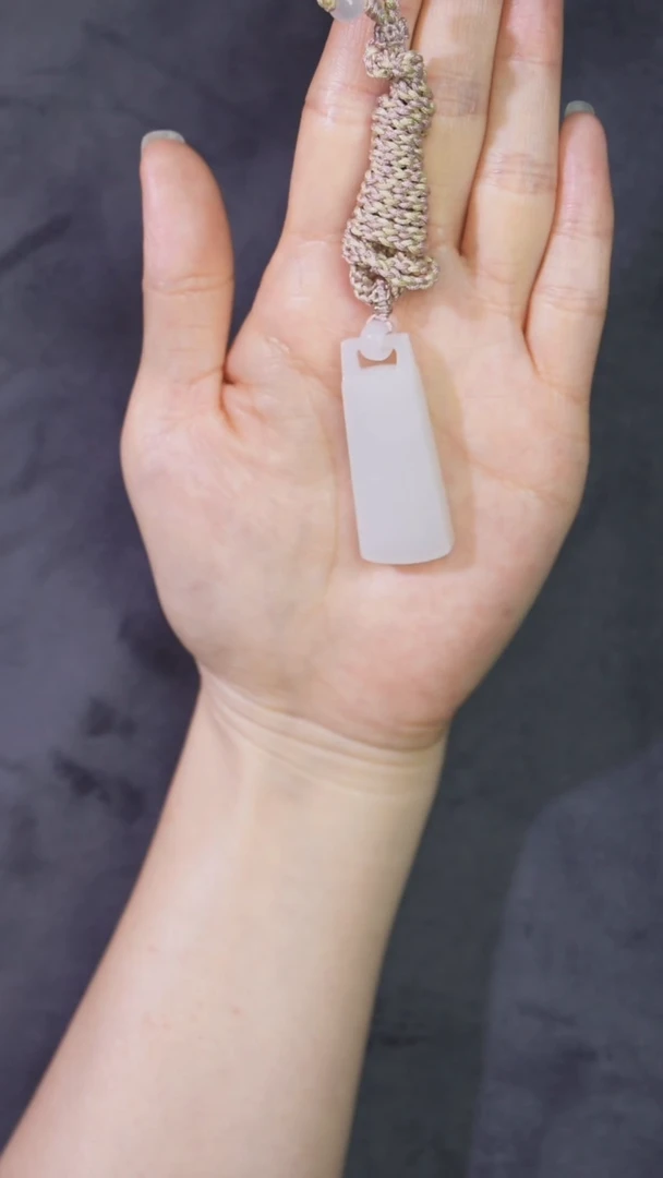 和田玉未镶嵌挂件BY0625FZJT标110