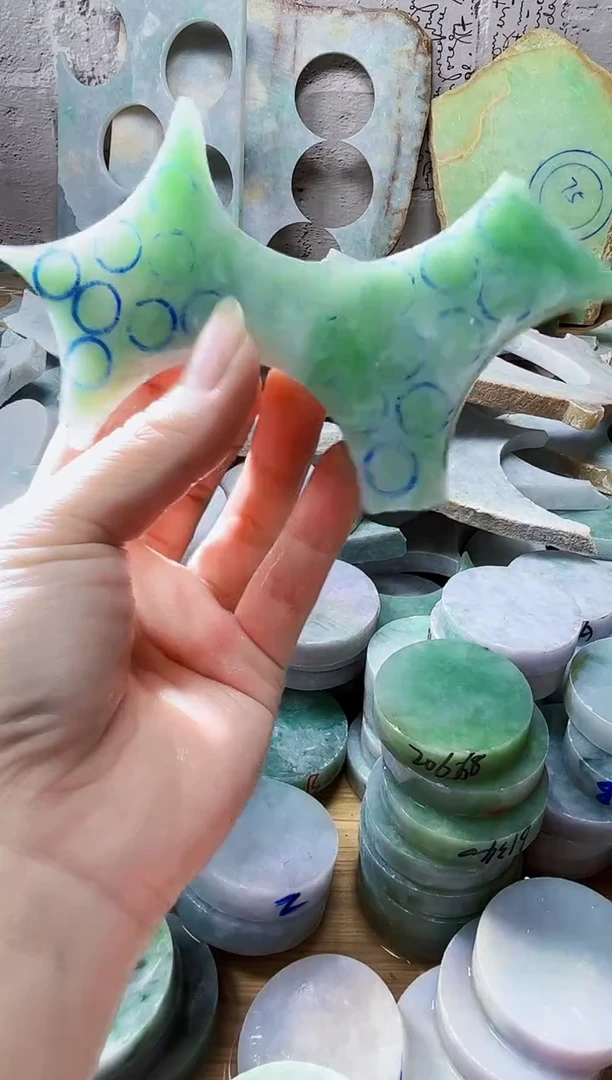 裸石翡翠天然翡翠A货454