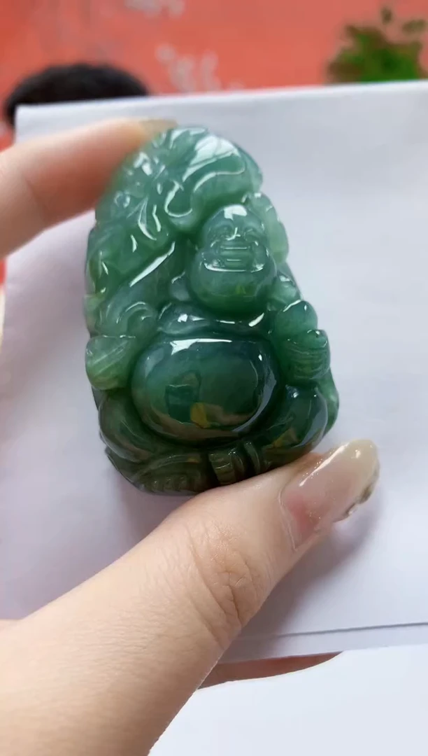 未镶嵌定制翡翠4917jw-毛货挂件13