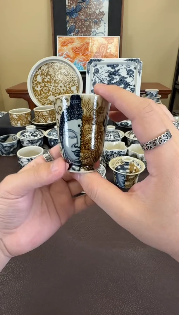 二号釉一念之间闻香杯