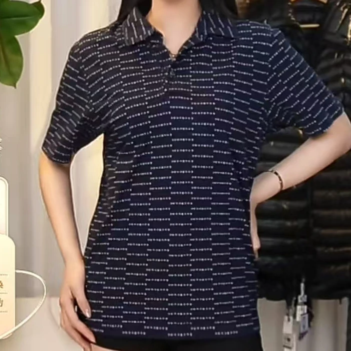 95新 BURBERRY/博柏利 巴宝莉印花polo短袖/fy2192
