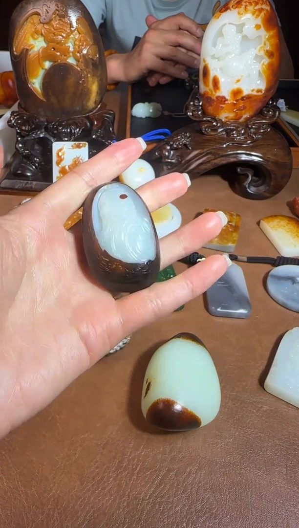 未镶嵌和田玉把件望****.1