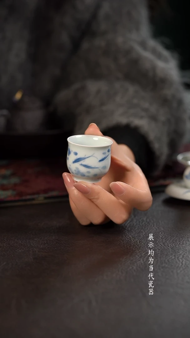 厚力煊 -鱼群小玉兰杯 随机