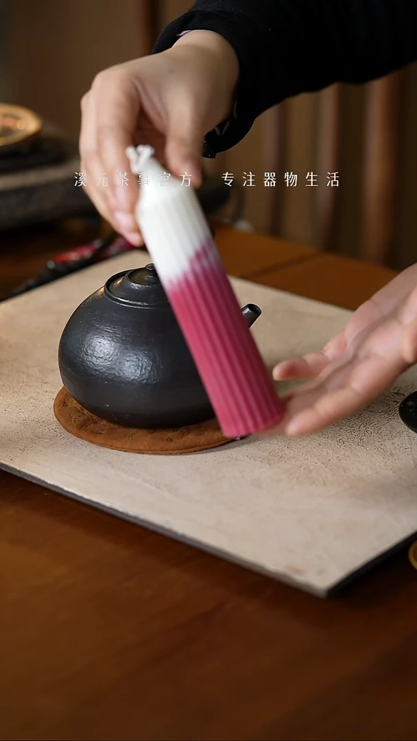 紫色两只装蜡烛（大号）