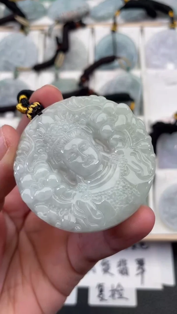 颈饰未镶嵌翡翠天然缅甸翡翠A货191