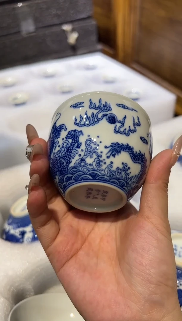 瓷片景德镇瓷器茶器茶杯