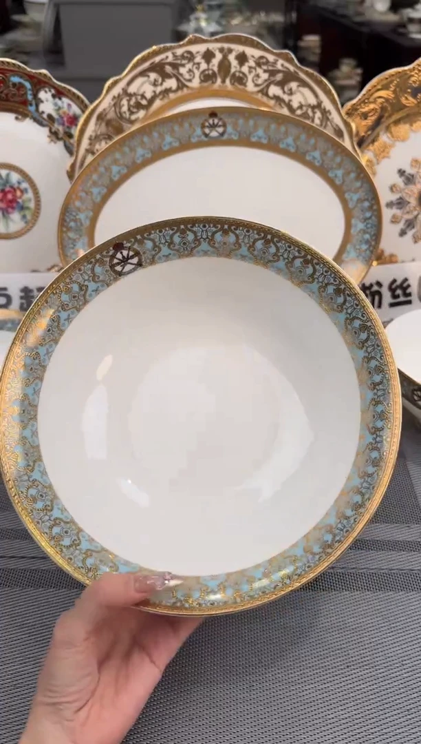 【闪购商品】瓷片9英寸汤碗新年活动尾单