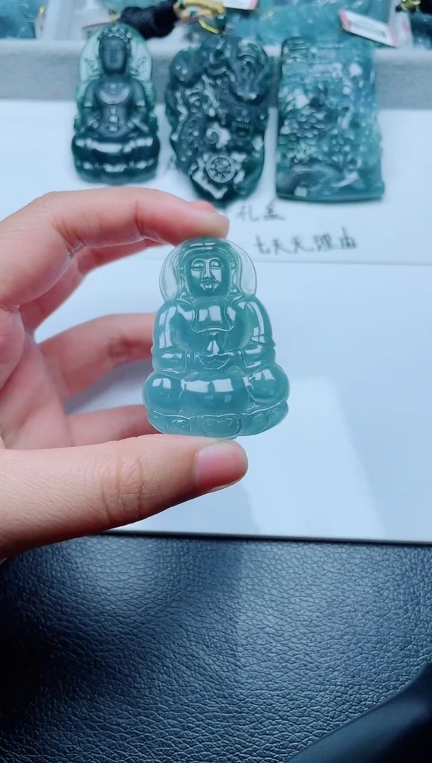 颈饰未镶嵌翡翠多样性发货随机发货-正装观音