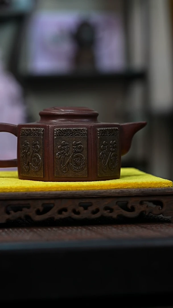 茶壶紫砂宜兴岁颐传砂原矿全手12