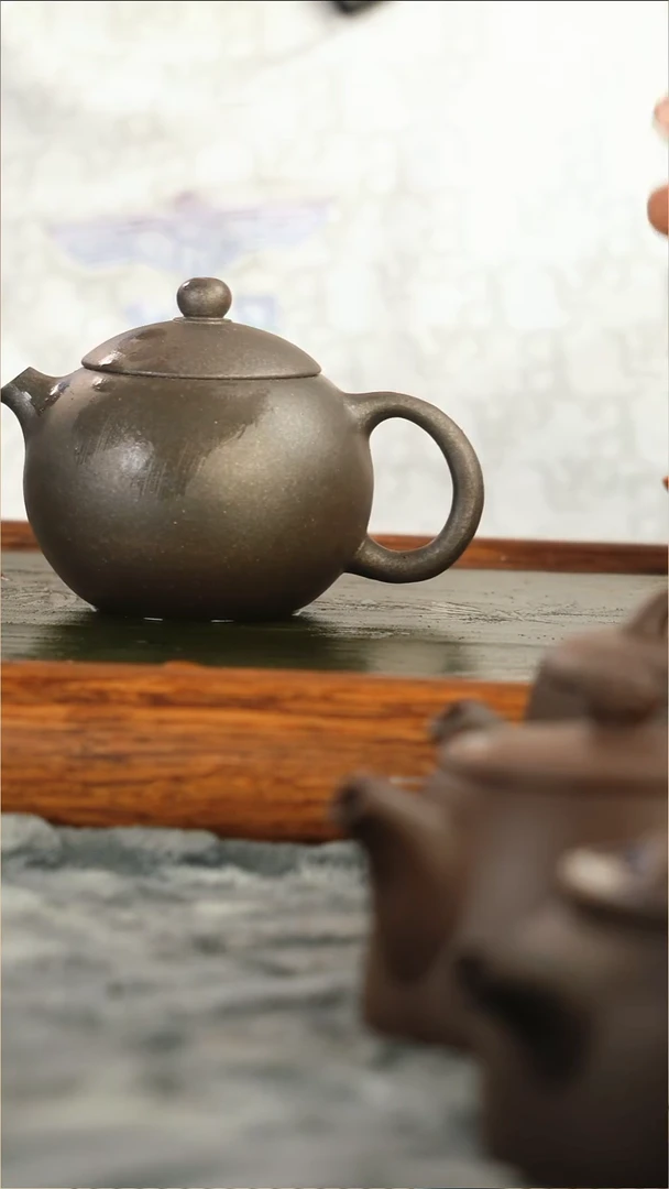 茶壶紫砂高温还原烧鱼鲀嘴西施