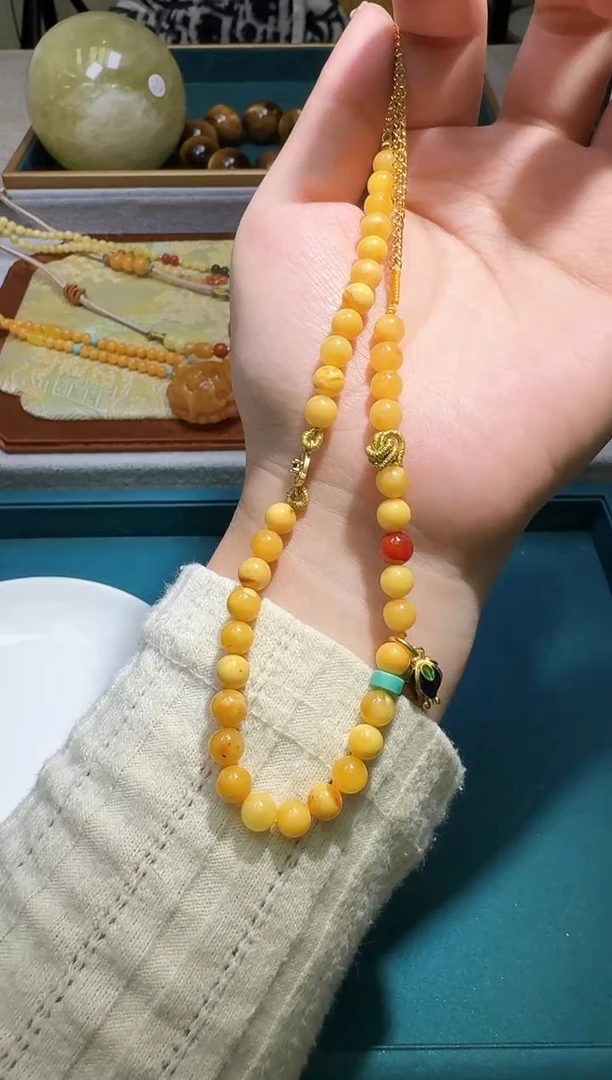 手链琥珀未镶嵌多样性发一件  705