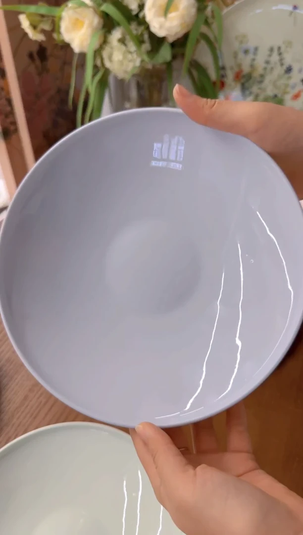 【闪购商品】微瑕蓝色盘子碗************