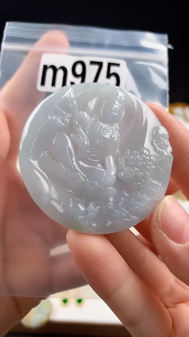 颈饰未镶嵌翡翠天然翡翠吊坠挂件
