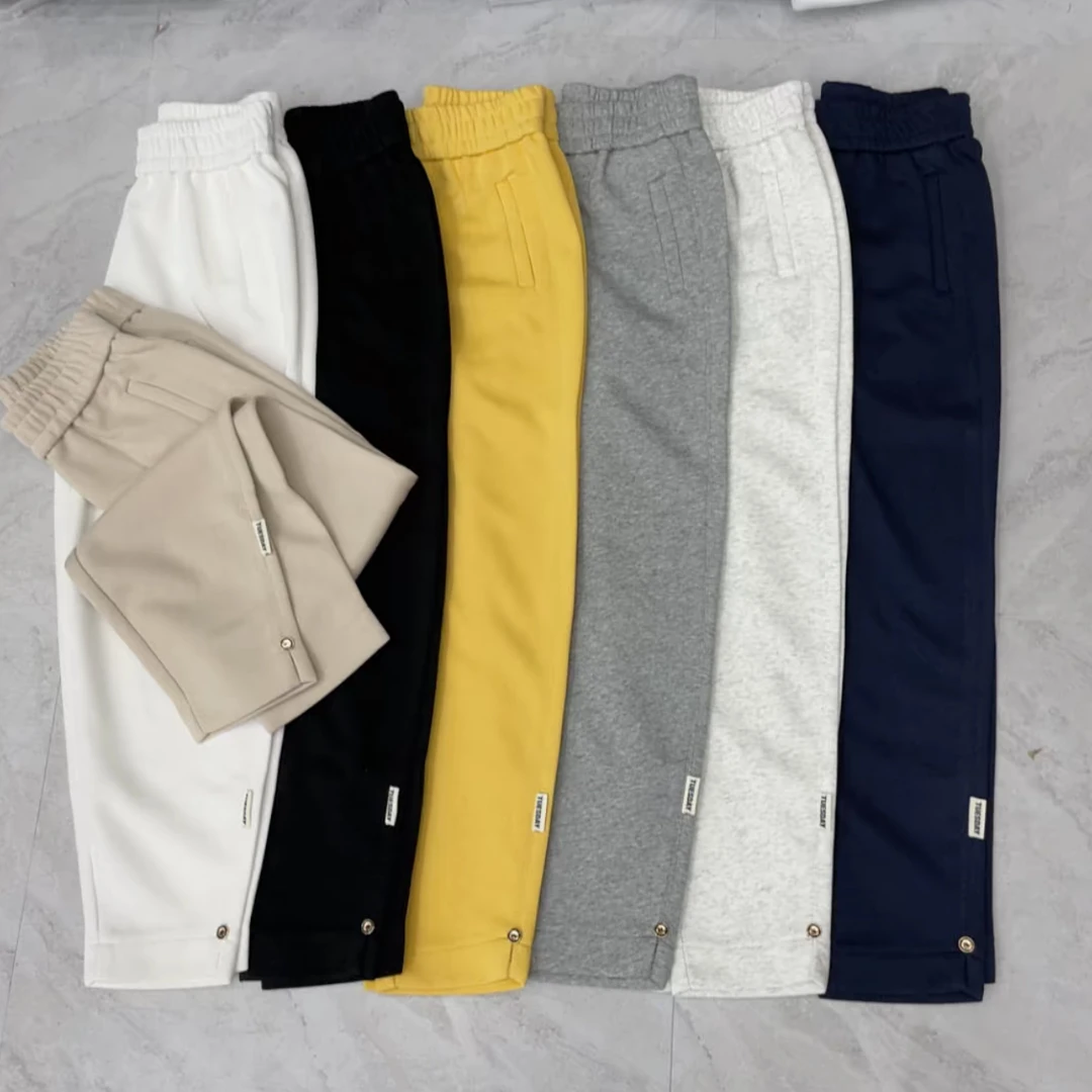 2025春季韩版松紧腰九分哈伦裤女小个子百搭洋气休闲裤弹力运动裤