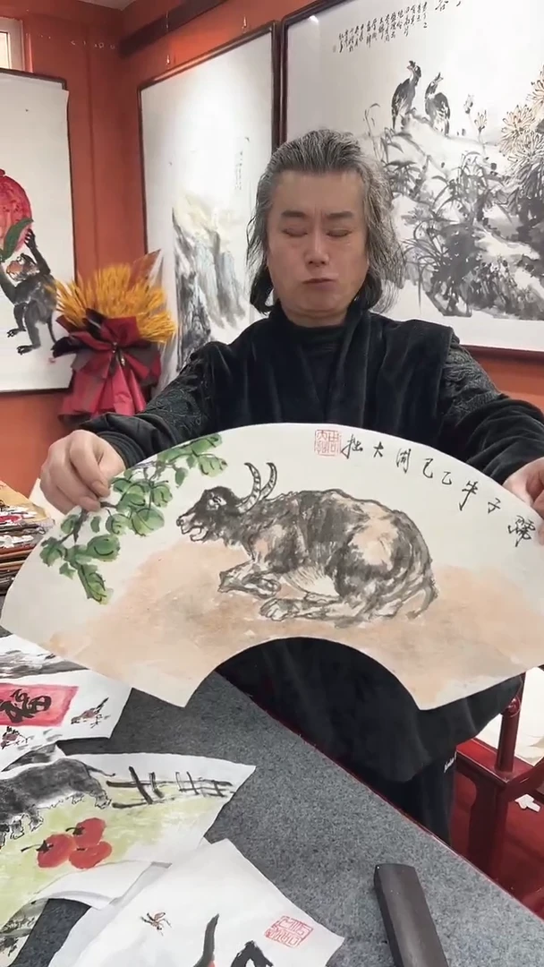 国画周大拙/国画/花鸟
