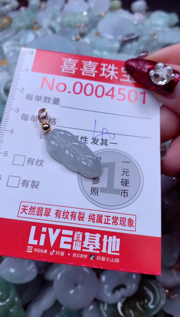 颈饰未镶嵌翡翠4501