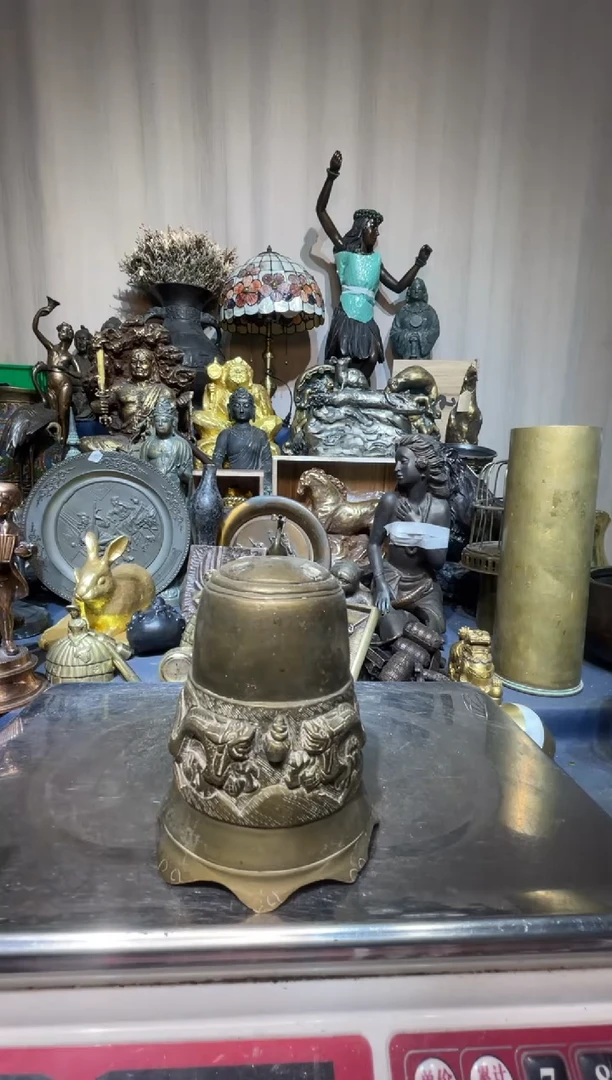 琉璃手工艺品回流铜器摆件实物为准