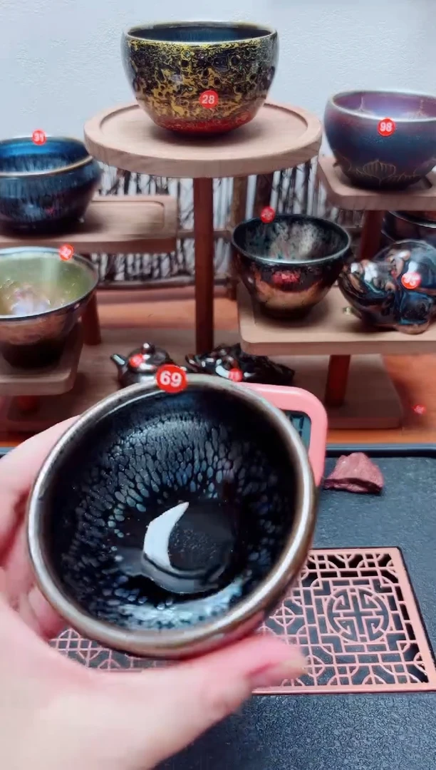 茶盏鹏*?69号建盏工匠茶器