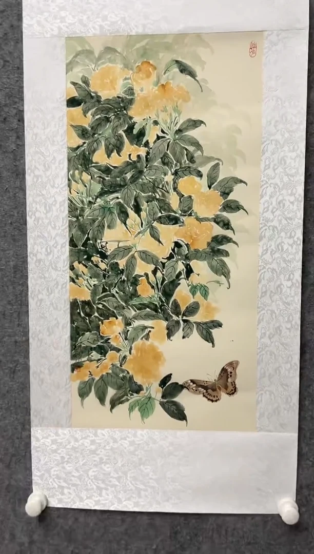 国画邹训精-2平尺-国画作品