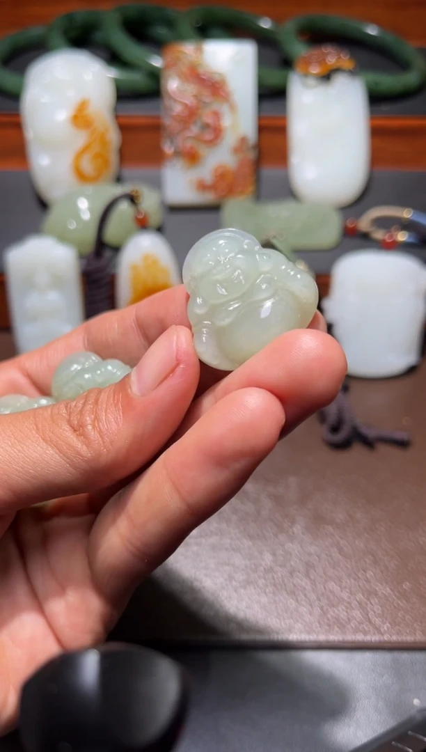 【闪购商品】和田玉挂件未镶嵌新疆和田玉