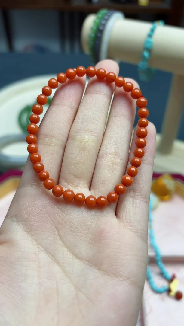 【闪购商品】南红玛瑙手串未镶嵌南红5mm手串*1 GW