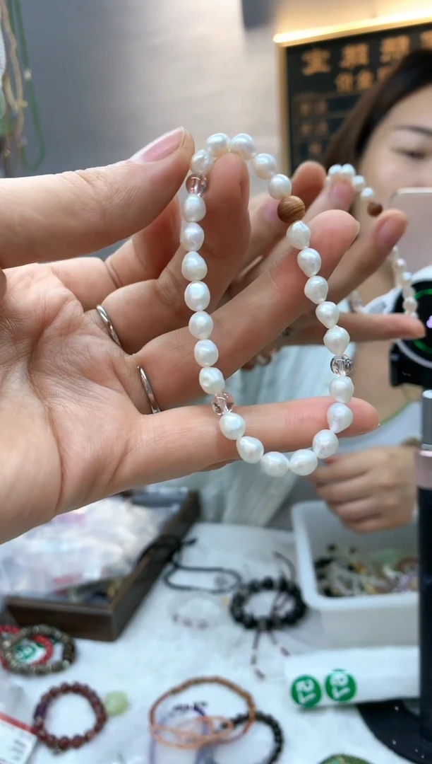 未镶嵌手串淡水珍珠手串3