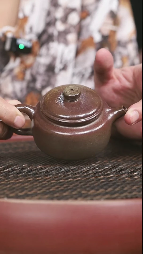 茶壶紫砂37号柴烧小德中微瑕150CC