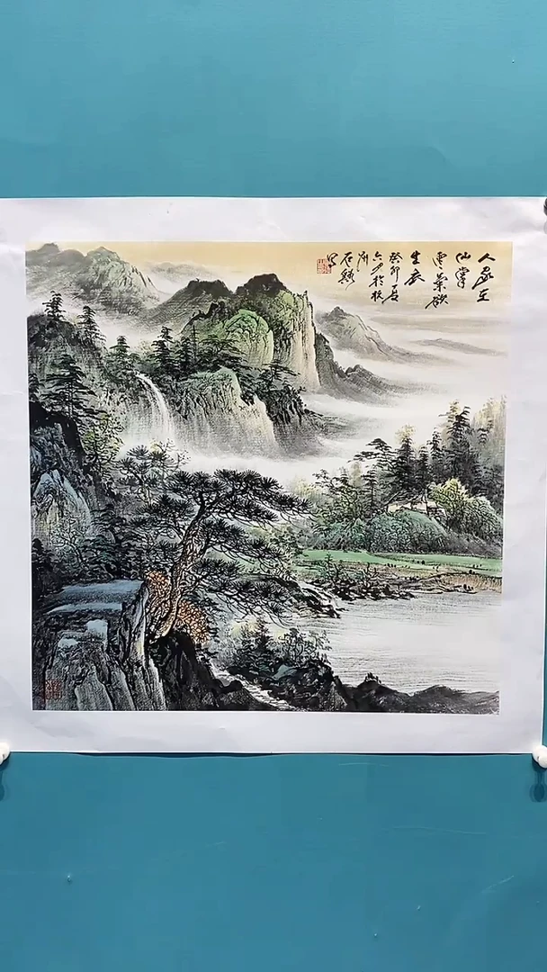 国画画都展厅明德老师国画作品12