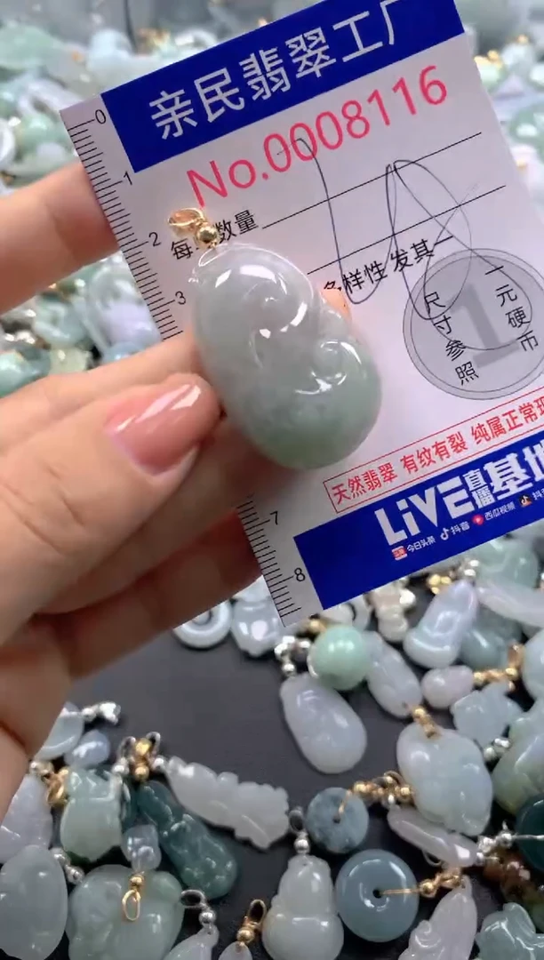颈饰未镶嵌翡翠8116