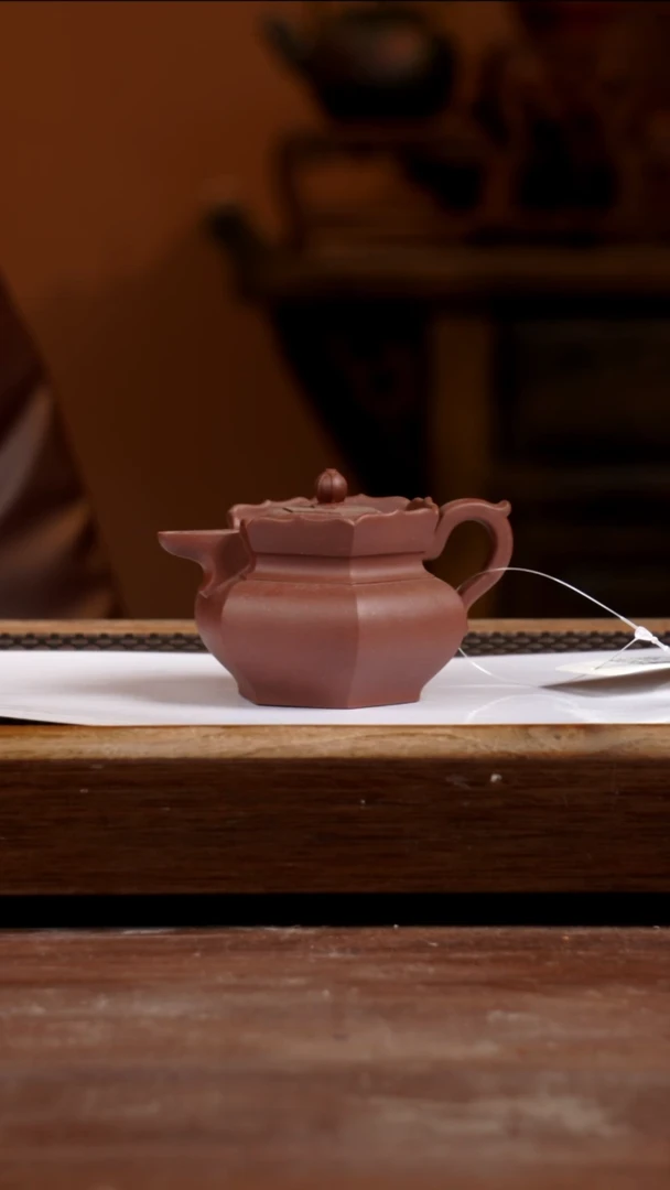 茶壶紫砂底槽青僧帽150CC