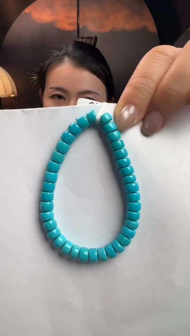 未镶嵌绿松石手串卡7